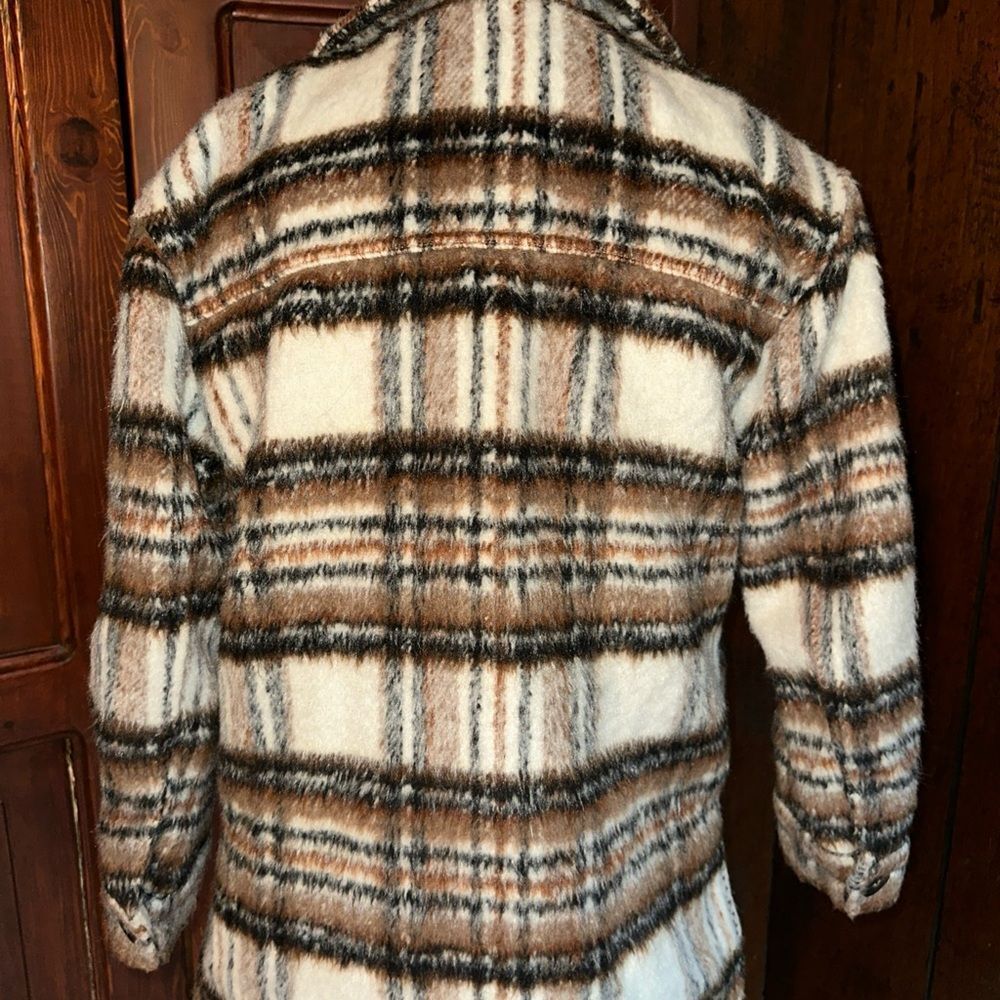 GB Girls Heavy Fleece Shirt Jacket Large - Picture 4 of 5